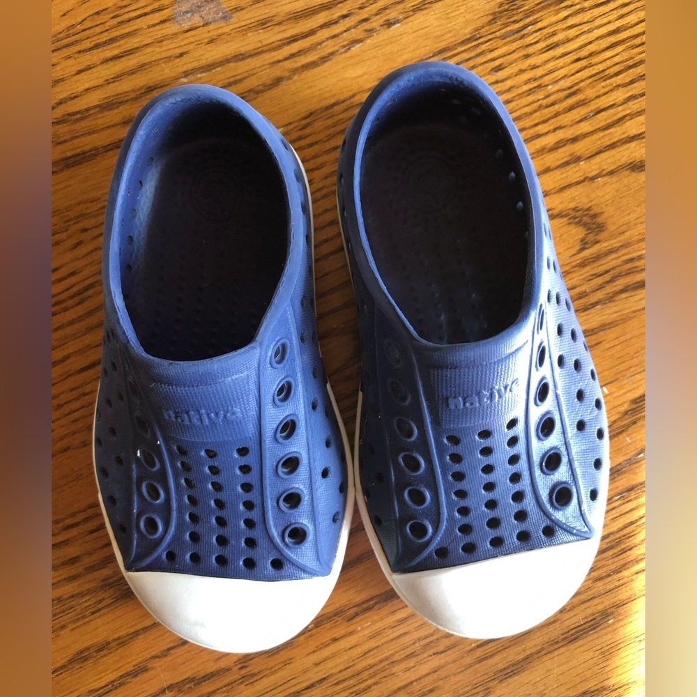 Blue native water, shoes
